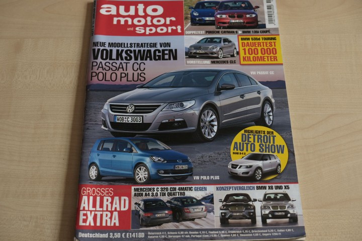 Deckblatt Auto Motor und Sport (03/2008)
